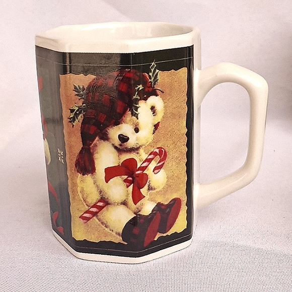Teddy Bear Christmas Mugs - Picture 3 of 5